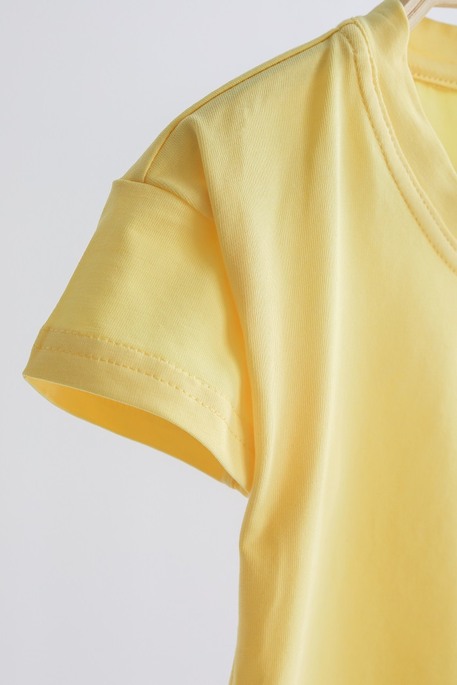 Футболка с карманом Be Brave, Желтая - фото 5