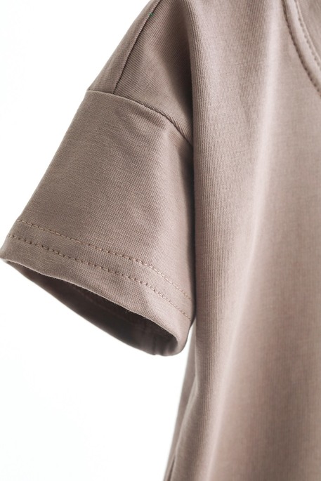 Футболка с карманом Be Brave, Капучино - фото 5