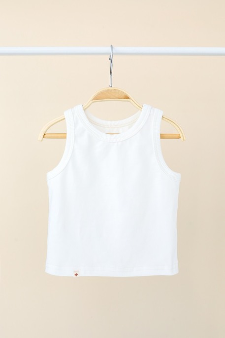 Майка с кроп-топом Glory, Слоновая кость - фото 4