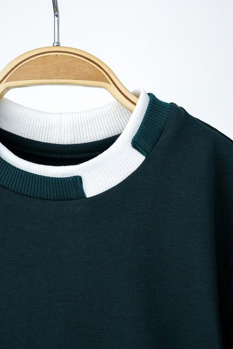 Футболка Henry, Темно-зелена - фото 3