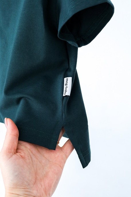 Футболка Henry, Темно-зелена - фото 4