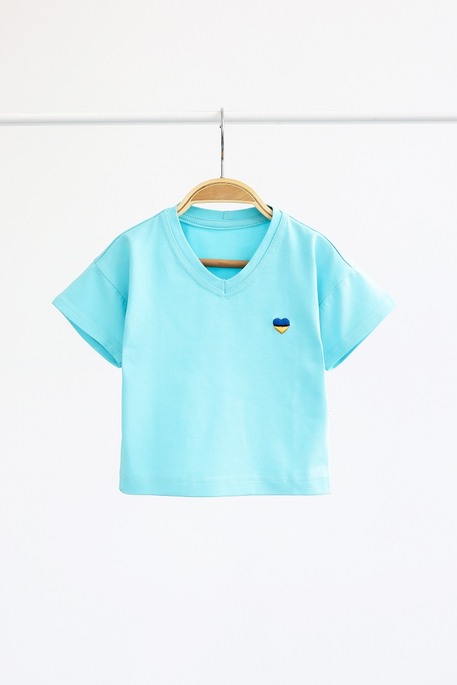 Футболка Roomy, Бирюзовая