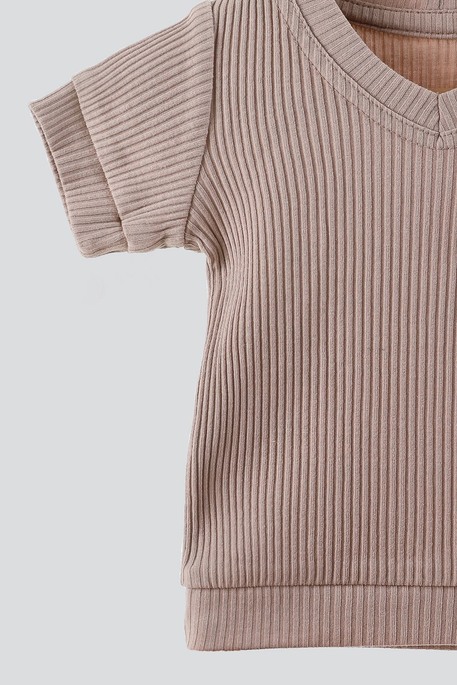 Футболка Strip, Мокко - фото 1