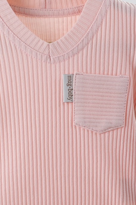 Футболка Strip, Нежно-розовая - фото 2