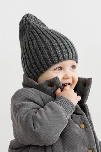 Вязаная шапочка Alen, Серая Вязаная шапочка Alen, Серая