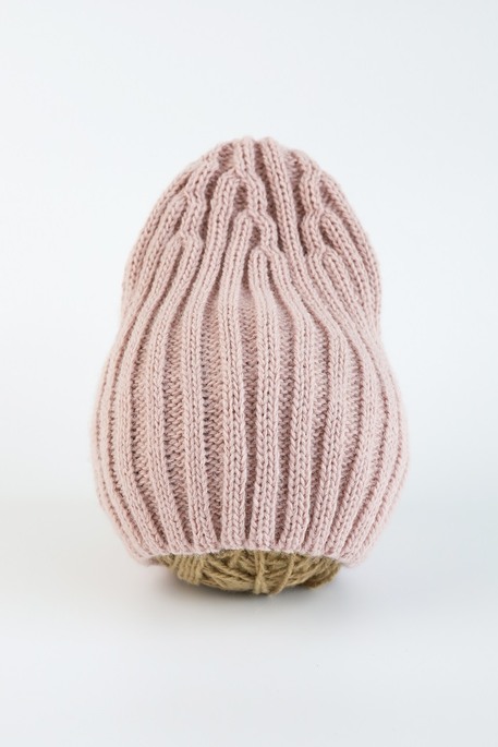 Вязаная шапочка Alen, Пудровая