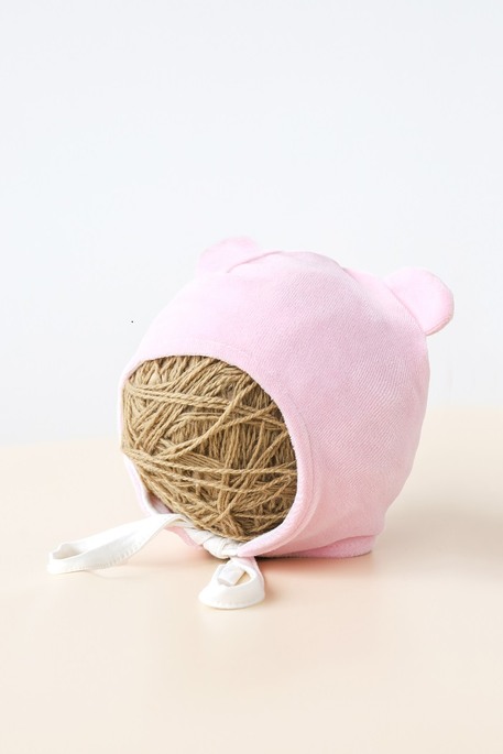 Велюровая шапка Ari, Розовая