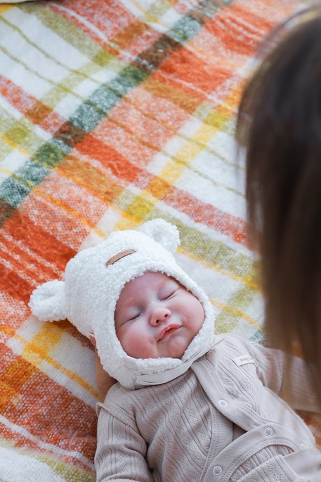 Меховая шапка Baloo, Молочная - фото 2