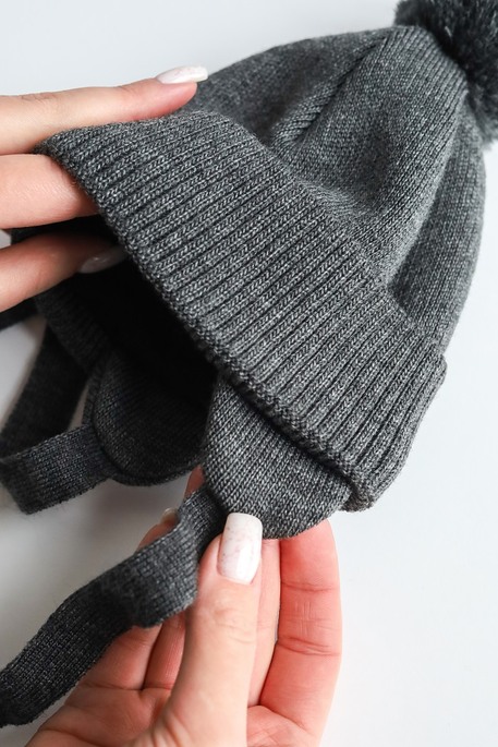 Шапка Bon, Темно-сіра - фото 1