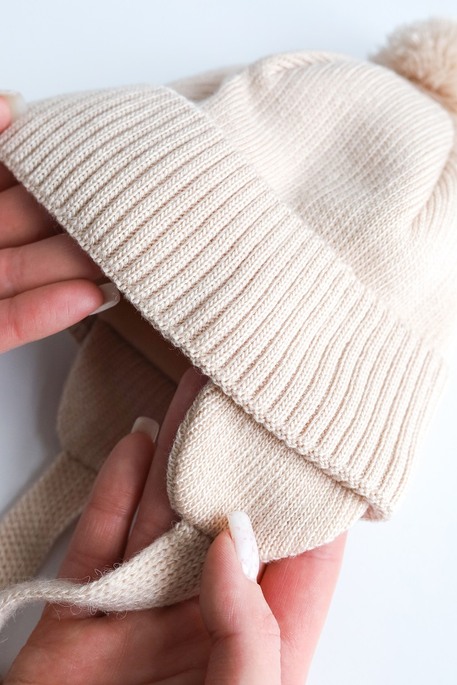 Шапка Bon, Бежева - фото 4