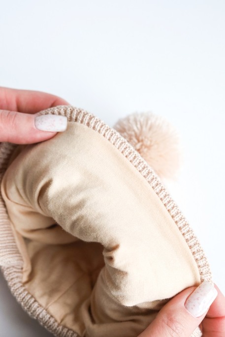 Шапка Bon, Бежева - фото 3