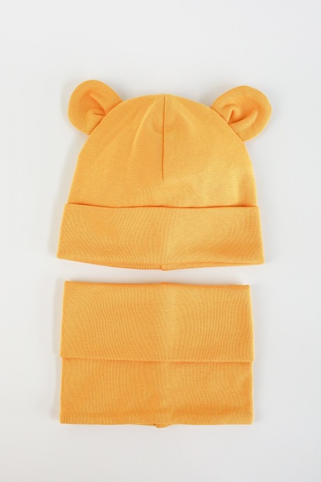 Набір шапка з манішкою Bruin, Гірчичний