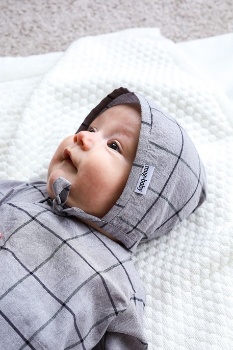 Хлопковая шапка, Клеточка - фото 1