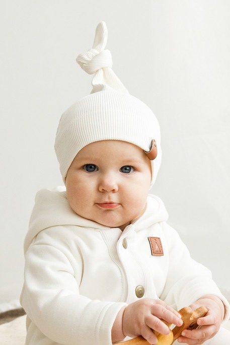 Шапка Knot, Молочная - фото 1