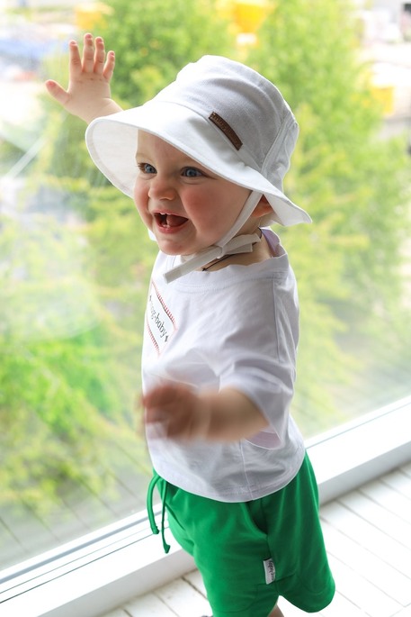 Льняна панама Classik, Біла