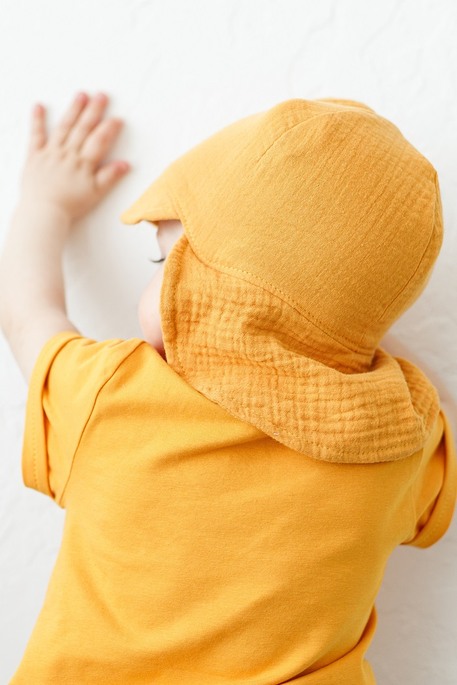 Муслиновая панама Montero, Горчичная - фото 1