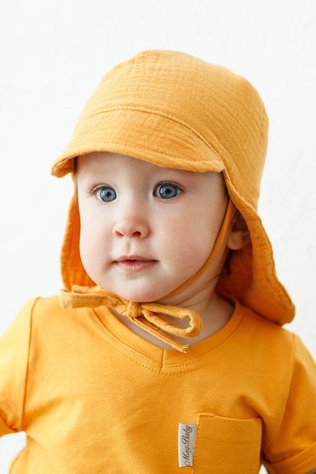 Муслиновая панама Montero, Горчичная