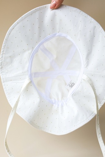 Панама Шарлиз, Молочная в точечку - фото 2