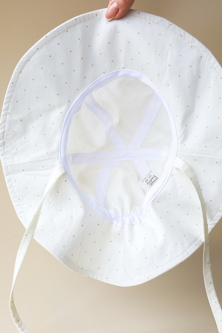 Панама Шарлиз, Молочная в точечку - фото 2