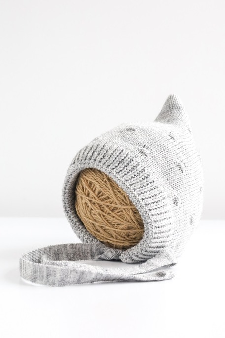 Вязаная шапка Piptic, Серый меланж