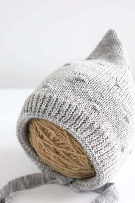 Вязаная шапка Piptic, Серый меланж - фото 1