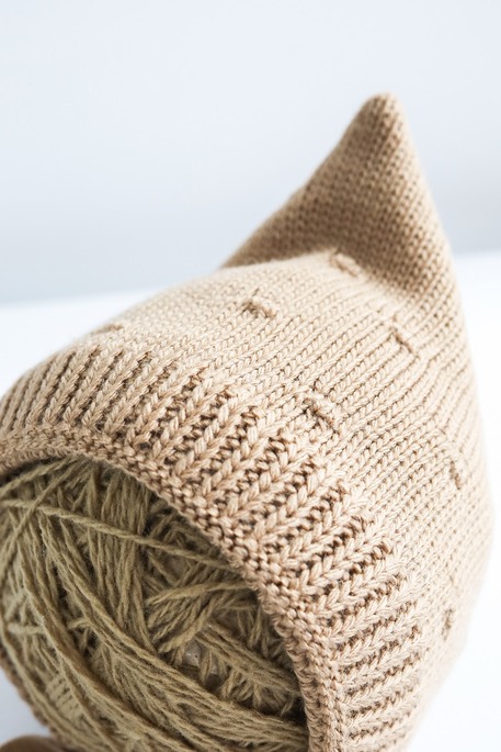 Вязаная шапка Piptic, Коричневая - фото 1