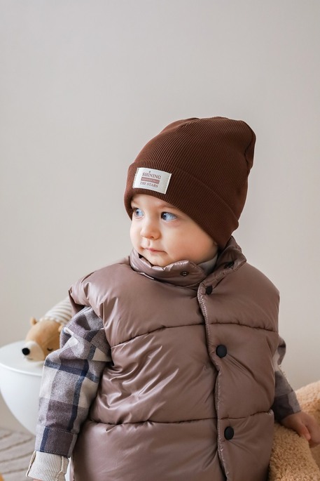 Шапка Shining, Шоколадна