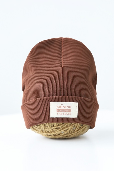 Шапка Shining, Шоколадна - фото 1