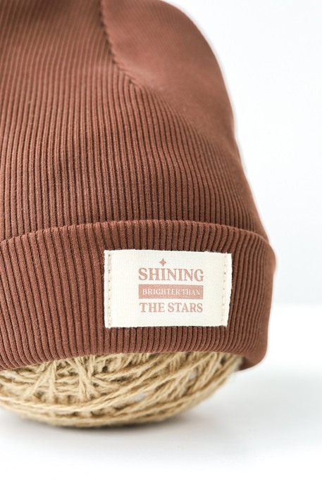 Шапка Shining, Шоколадна - фото 2