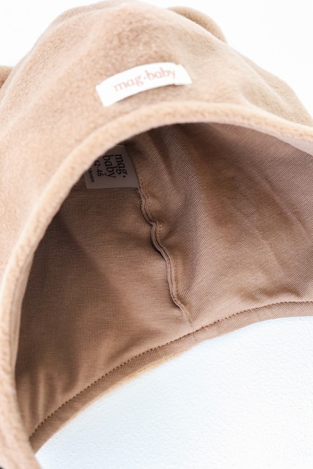 Флісова шапка Ted, Коричнева - фото 3