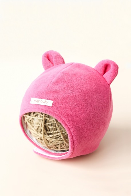 Флісова шапка Ted, Малинова