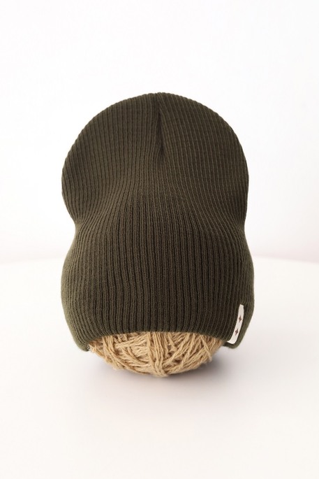 Вязаная шапка Travis, Хаки - фото 3