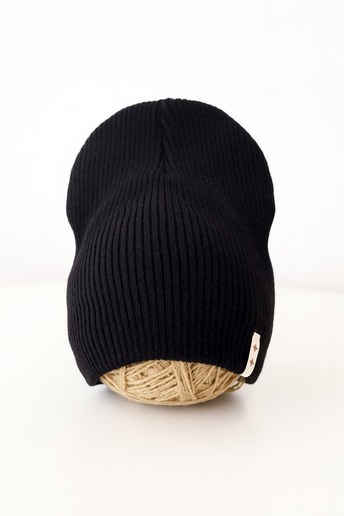 В'язана шапка Travis, Чорна - фото 2