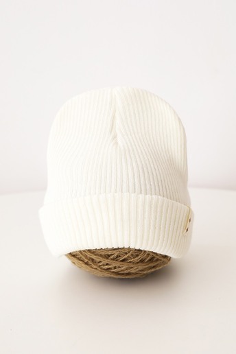 Вязаная шапка Travis, Молочная