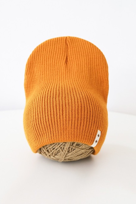 В'язана шапка Travis, Гірчична - фото 3