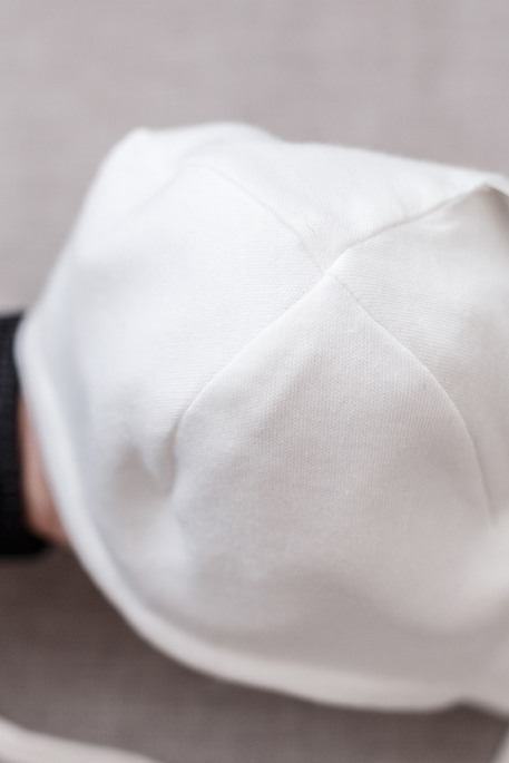 Велюрова шапка Tim, Молочна - фото 4