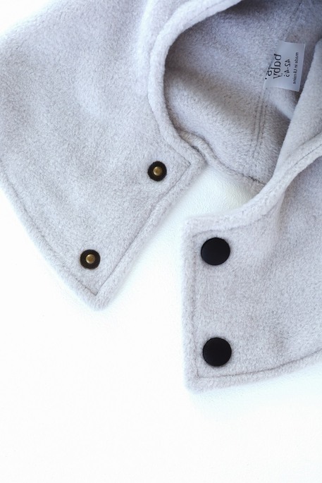 Шапка-шлем Yumi, Серая - фото 3