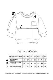 Кофта-світшот Carlo, Темний таш - фото 5