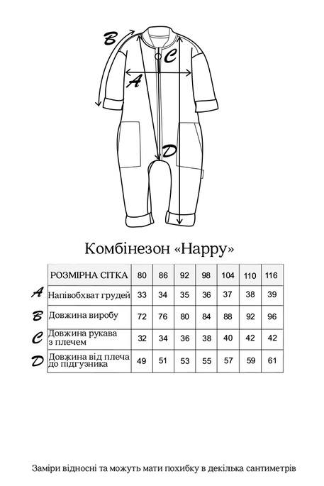 Комбінезон Happy, Рожева глазурь - фото 8