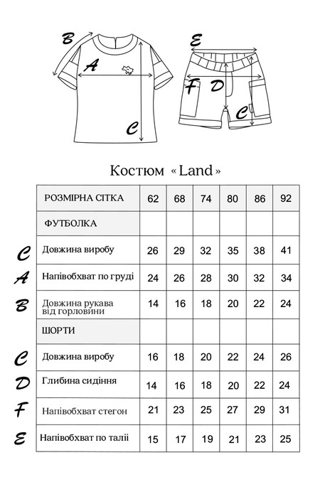 Хлопковый костюм Land, Звезды на изумрудном - фото 6