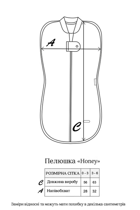 Евро пеленка на молнии с шапочкой Honey, Мокко - фото 7
